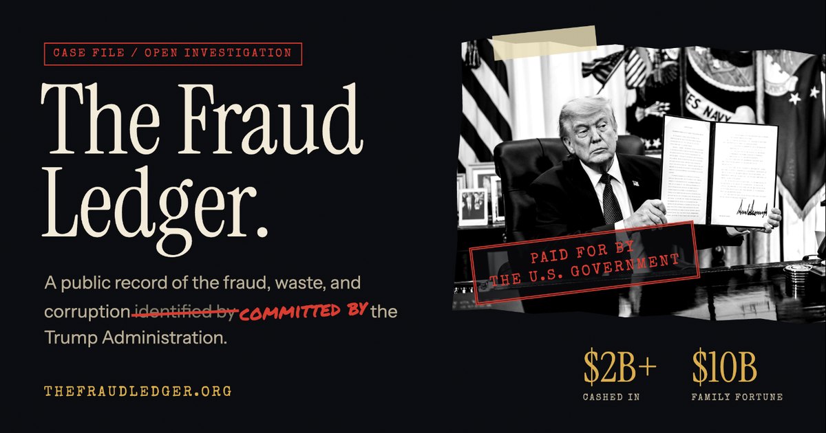 The Fraud Ledger share card